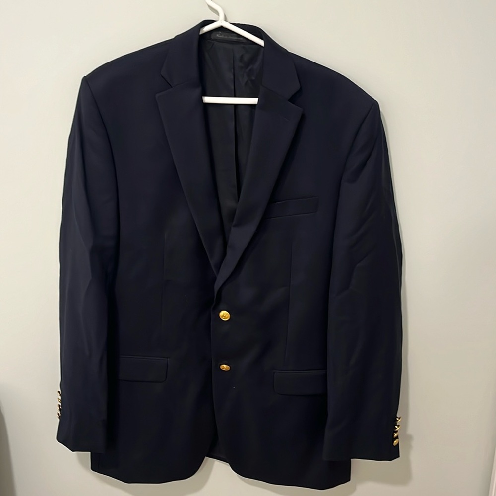 Lauren by Ralph Lauren 40L Navy sport coat